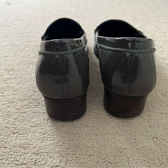 Lauren Ralph Lauren Gray Patent Leather Loafers - Picture 6 of 11
